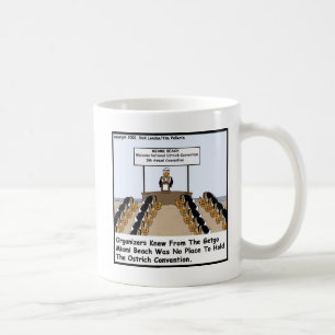 Miami Beach Straußen Convention Lustige Geschenke Kaffeetasse