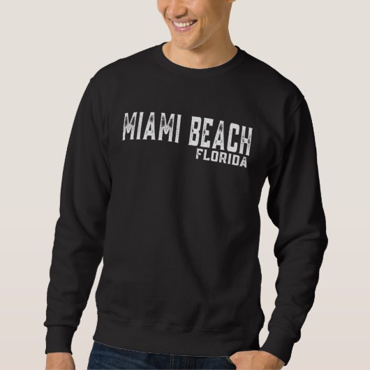 Miami Beach Sweatshirt (Vorderseite)