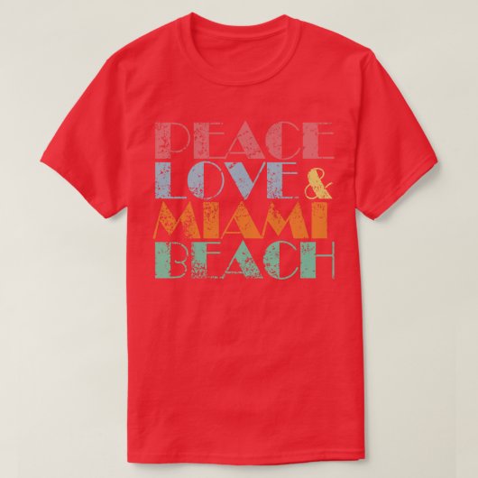 Miami Beach T-Shirt (Design vorne)