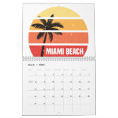 Miami Beach T - Shirt Kalender (Mär 2026)