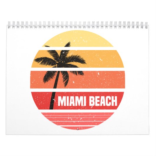 Miami Beach T - Shirt Kalender (Titelbild)