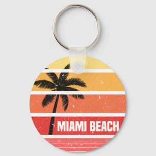 Miami beach T-Shirt Schlüsselanhänger