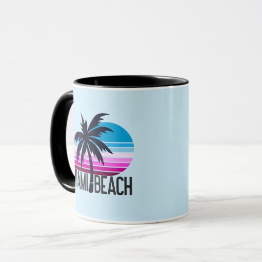 Miami Beach Tasse (Vorderseite Links)