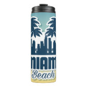 Miami Beach Thermosbecher (Vorderseite)