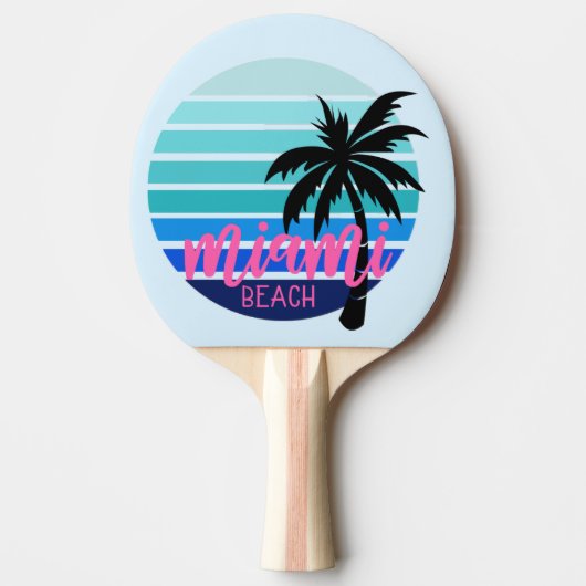 Miami Beach Tischtennis Schläger (Vorderseite)