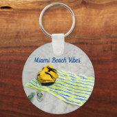 Miami Beach Vibes Schlüsselanhänger (Vorderseite)