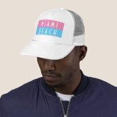 Miami Beach Vice Trucker Hat Truckerkappe (Beispiel)