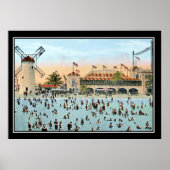 Miami Beach Vintag Print Poster (Vorne)