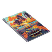 Miami Beach Vintage Car Notizblock (Rechte Seite)