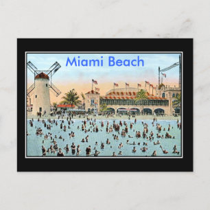 Miami Beach Vintage Postkarte