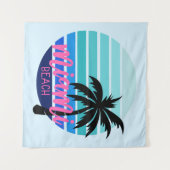 Miami Beach Wandteppich (Vorderseite (Horizontal))