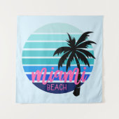 Miami Beach Wandteppich (Vorderseite)