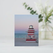 Miami Beach Watch Tower Postkarte (Stehend Vorderseite)