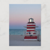 Miami Beach Watch Tower Postkarte