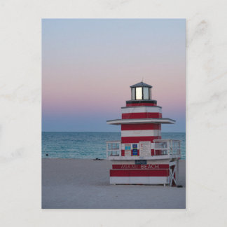 Miami Beach Watch Tower Postkarte