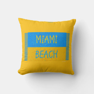 MIAMI BEACH WURF-KISSEN KISSEN