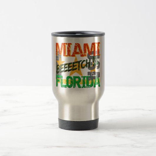 Miami Beeetch Tasse - wählen Sie Stil & Farbe (Mittel)