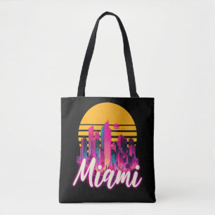 Miami bei Sonnenuntergang Tasche