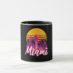 Miami bei Sonnenuntergang Tasse
