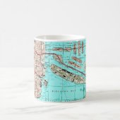 Miami Biscayne Bay Karte Tasse (Mittel)