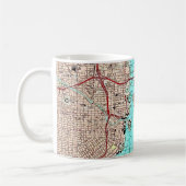 Miami Biscayne Bay Karte Tasse (Links)