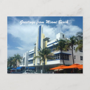 Miami-Bldg-Grüße Postkarte