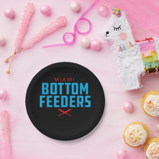 Miami Bottom Feders Baseball-Geschenk Pappteller (Party)