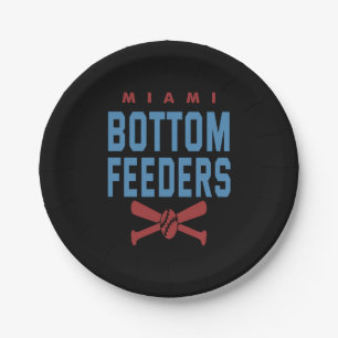 Miami Bottom Feders Baseball-Geschenk Philadelphia Pappteller