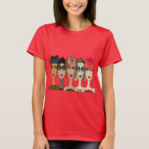 Miami Chic – Kühne Fashionista Pop Art T-Shirt
