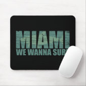 Miami City Florida blau Mousepad (Mit Mouse)