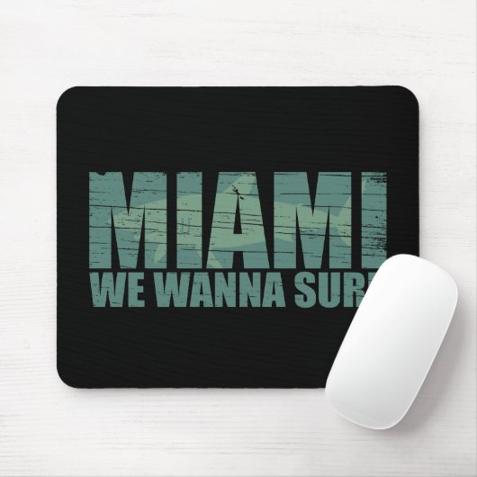 Miami City Florida blau Mousepad (Mit Mouse)
