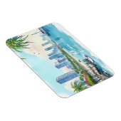 Miami City Florida Skyline Magnet (Rechte Seite)
