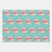 Miami City Florida USA Geschenkpapier Blätter (Vorderseite)