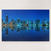 Miami City Panoramaaussicht Puzzle (Horizontal)