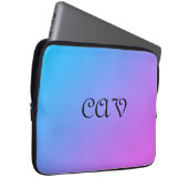 Miami Cornflower Blue Laptopschutzhülle (Vorne Rechts)