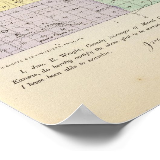 Miami County, Kansas Poster (Ecke)