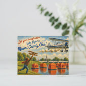 Miami County Ohio Postkarte (Stehend Vorderseite)