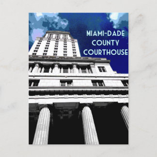 Miami Courthouse Poster Postkarte