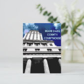 Miami Courthouse Poster Postkarte (Stehend Vorderseite)