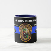Miami Dade Die Thin Blue Line Combo-Tasse Tasse (Zentrum)
