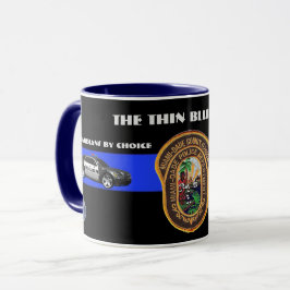 Miami Dade Die Thin Blue Line Combo-Tasse Tasse