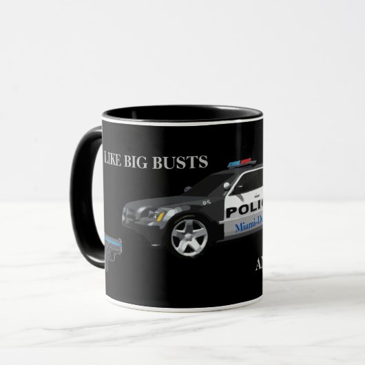 Miami-Dade-Polizei-Combo-Tasse Tasse (Vorderseite Links)