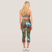 Miami Dolphins Balloon Studio Kunst Capri Leggings (Rückseite)