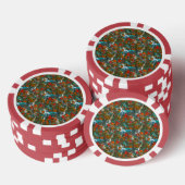 Miami Dolphins Balloon Studio Kunst Pokerchips (Stapel)