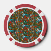 Miami Dolphins Balloon Studio Kunst Pokerchips (Rückseite)