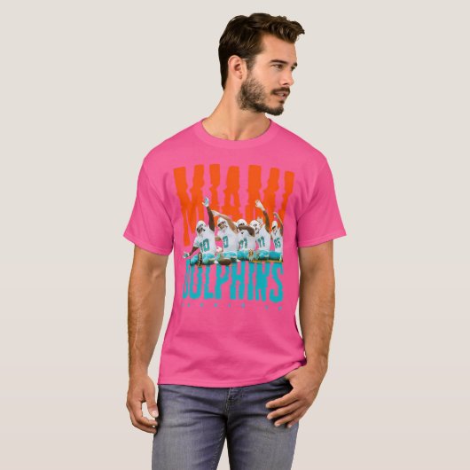 Miami Dolphins Roller Untersetzer T-Shirt (Vorne ganz)