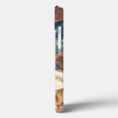 Miami Downtown Gay Men Cuddling Illustration Case-Mate iPhone Hülle (Rückseite / Links)