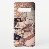 Miami Downtown Women Cuddling Lesbians Zeichnend Samsung Galaxy Hülle (Rückseite)