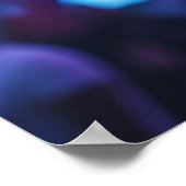 Miami EDM Rave Girl Poster (Ecke)