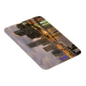 Miami financial skyline at dusk magnet (Rechte Seite)